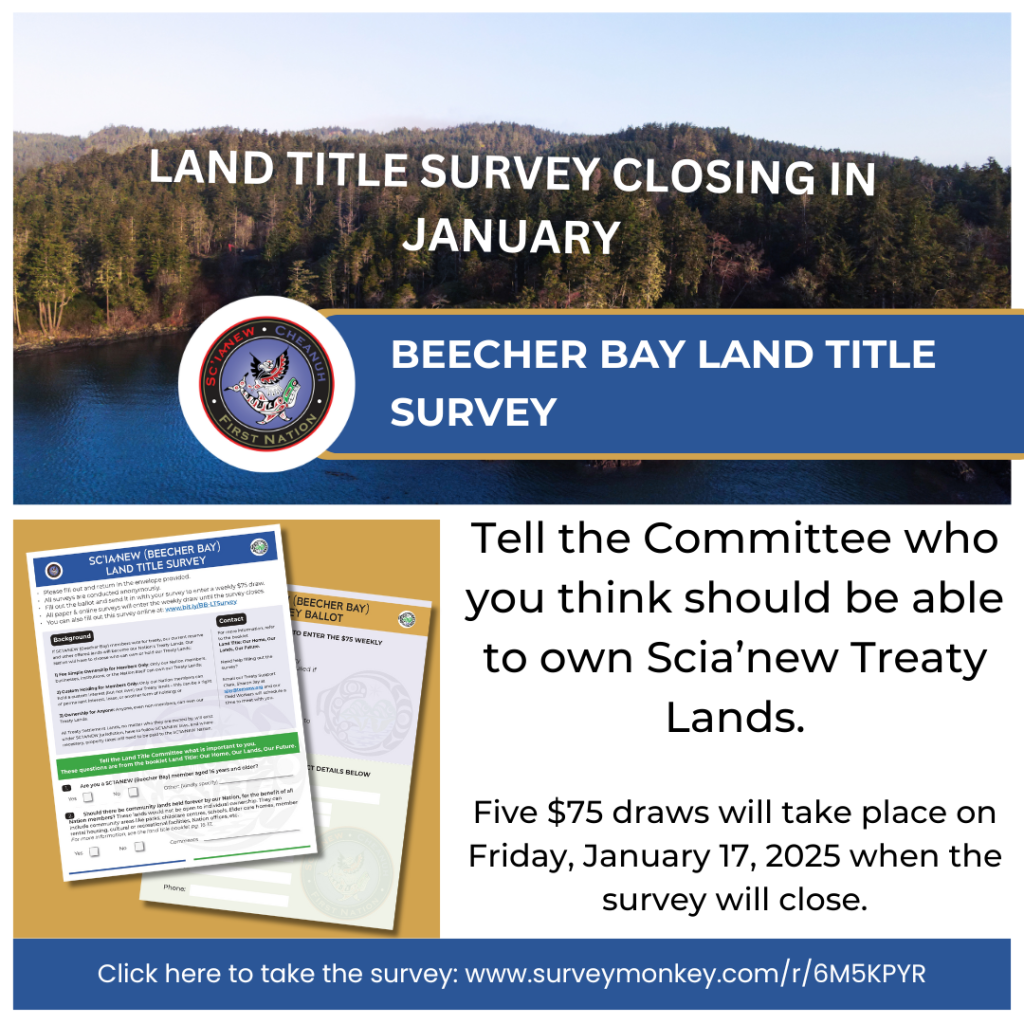 Land Title Survey Closing In January Poster, click to complete the survey