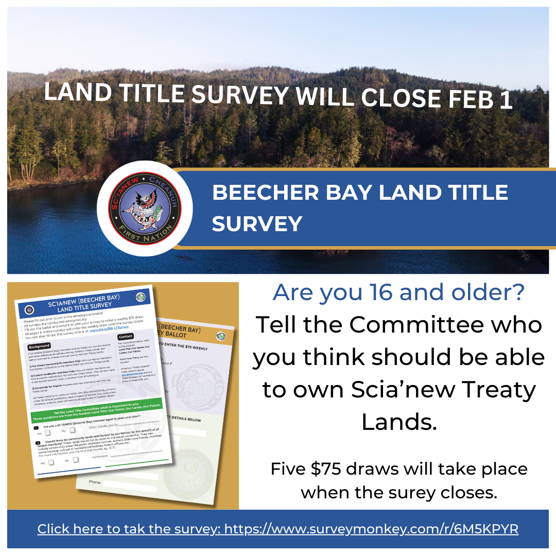 Land Title Survey Closing In January Poster, click to complete the survey